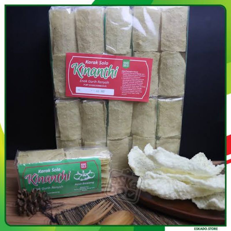 

Karak mentah Kinanthi 140gr ecer isi kisaran 25 pcs tinggal goreng praktis oleh oleh khas solo