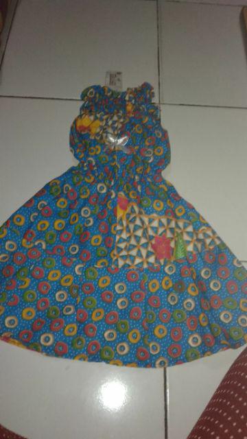 Daster Batik Anak Kerut Atas (mehek), Baju Batik Anak Perempuan Murah