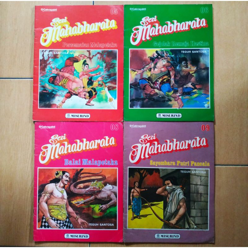 Seri Mahabharata Teguh Santosa Misurind cetakan pertama 1986
