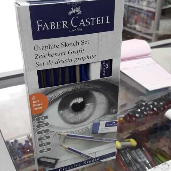 

Office & Stationery | Alat Tulis | Faber - Graphite Sketch Pencil Set - Art Design - Pensil Sketsa | Best Seller