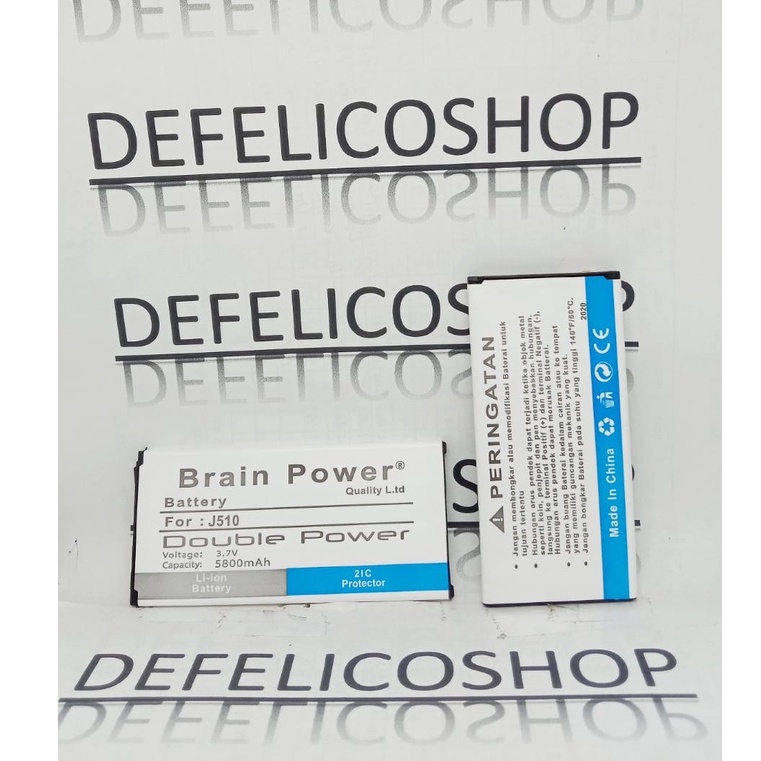 Baterai Samsung Galaxy J5 2016 J510 J510FN Original Double Power Batre Batrai HP