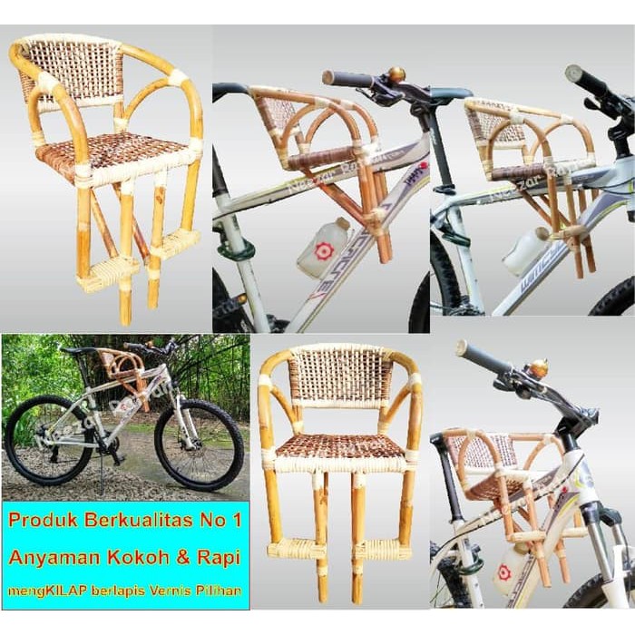 Kursi Boncengan Sepeda Anak Depan Mtb, Polygon, Gunung Murah Rotan