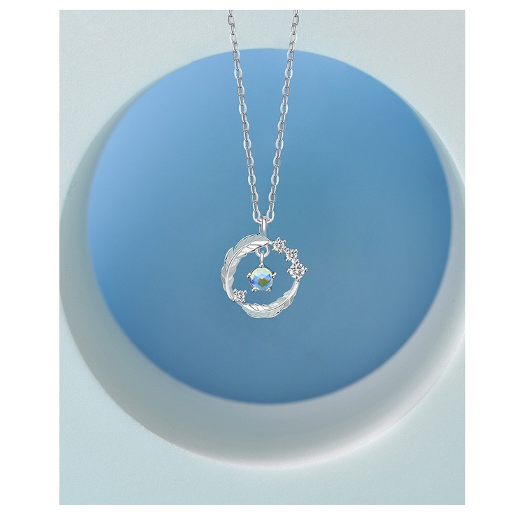 Lembut, Ringan-Berbulu, starry-moon legend necklace female ins Tidak Luntur. Siswa Cukup Kirim Pacarnya Ombak Kado.