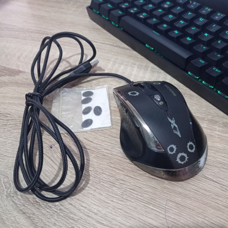 Mouse X7 4tech F3 Seken Like New Batangan