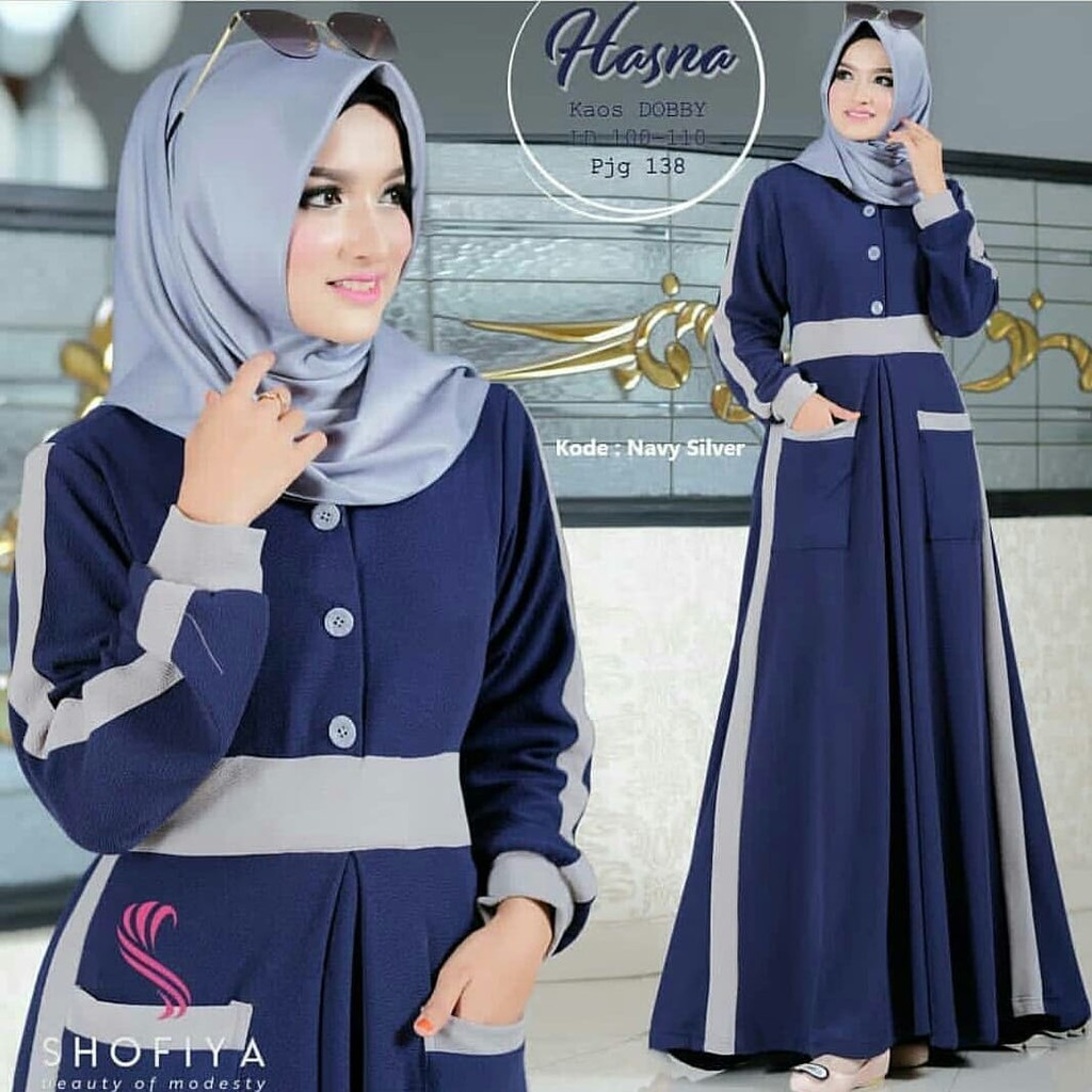 Arsyila Syarii Fashion Arsyila Syarii Remaja Muslim Gamis Syari