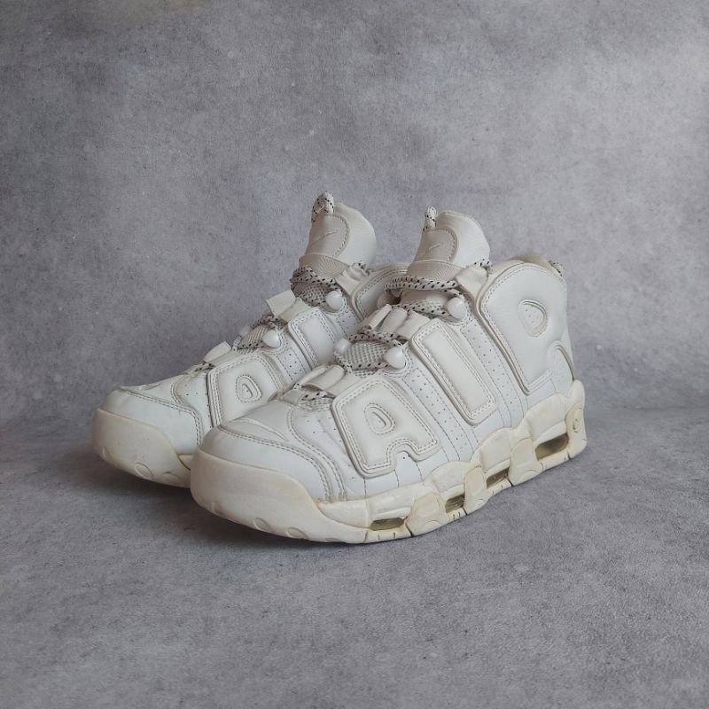N*KE AIR MORE UPTEMPO TRIPLE WHITE