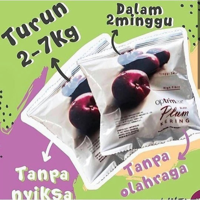 Optrimax Plum Delite|| buah plum diet|| buah plum eceran