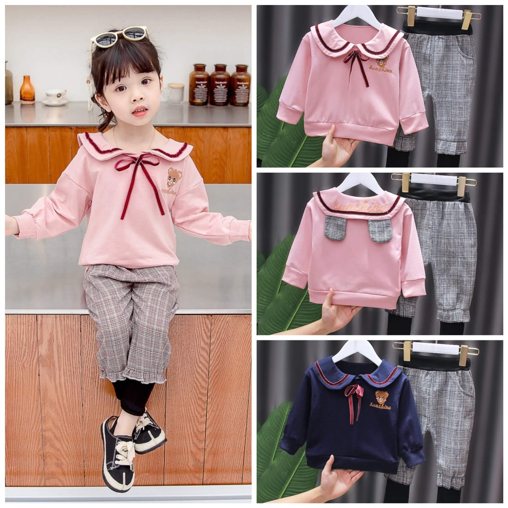 Baju Anak Perempuan GI187 Setelan Anak Perempuan