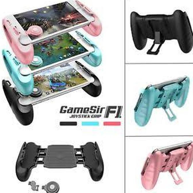 Aksesoris Hp Android & Ios - Gamesir F1 Joystik Moba Game Controller - Merah Muda