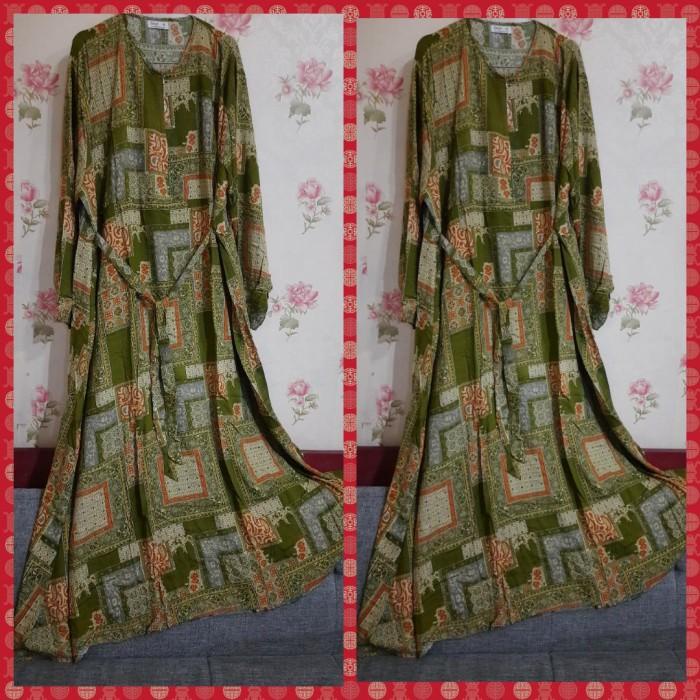 Gamis Jumbo LD 130 LD 140 LD 150 Katun Rayon Biru Muda