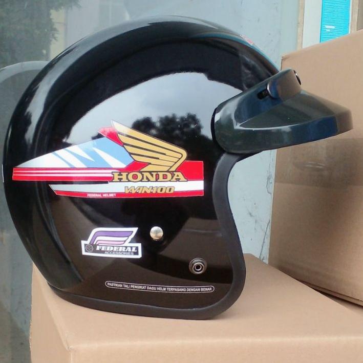 66DⓂ HELM WIN100 HONDA SERIES/HELM JADUL KLASIK WIN100 RETRO  (BISA ) Paling Disukai