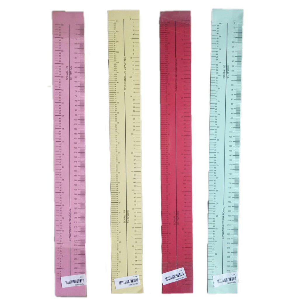 

Penggaris Kertas Pola Skala isi 5