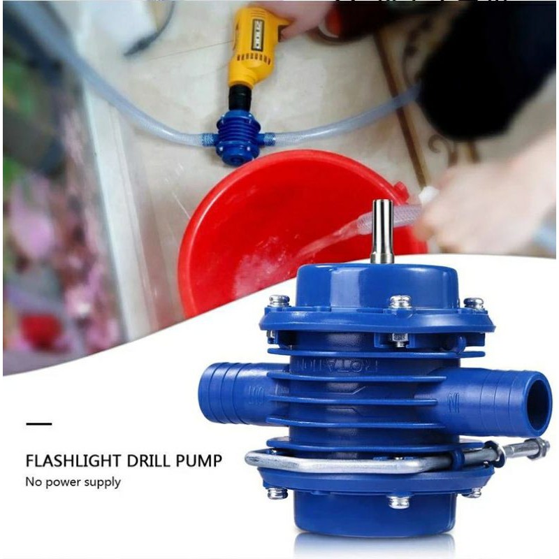 Water Drill Pump - Pompa Liquid Air Bahan Bakar Minyak, Oil, Kimia Pompa Cair Sentrifugal Serbaguna