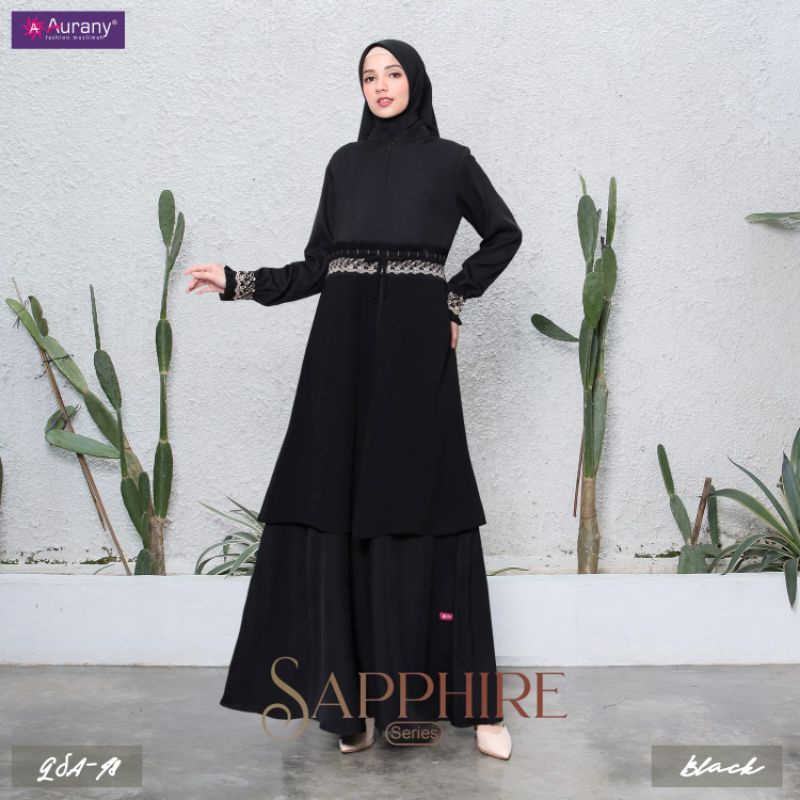 GAMIS GSA 48 • SAPPHIRE SERIES • GAMIS PUTIH • GAMIS HITAM • AURANY