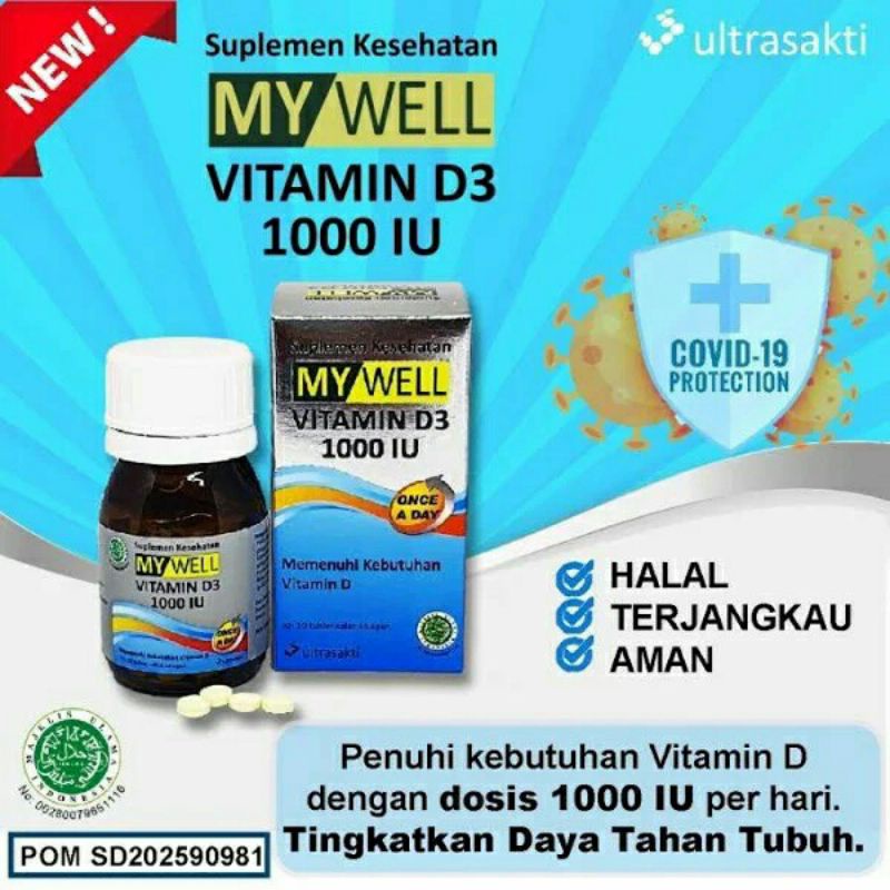 MY WELL VITAMIN D3 1000 IU