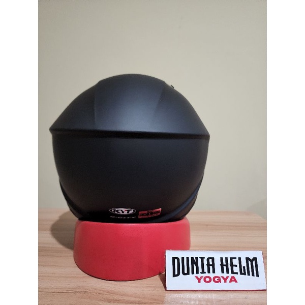 KYT D City Solid Flat Black