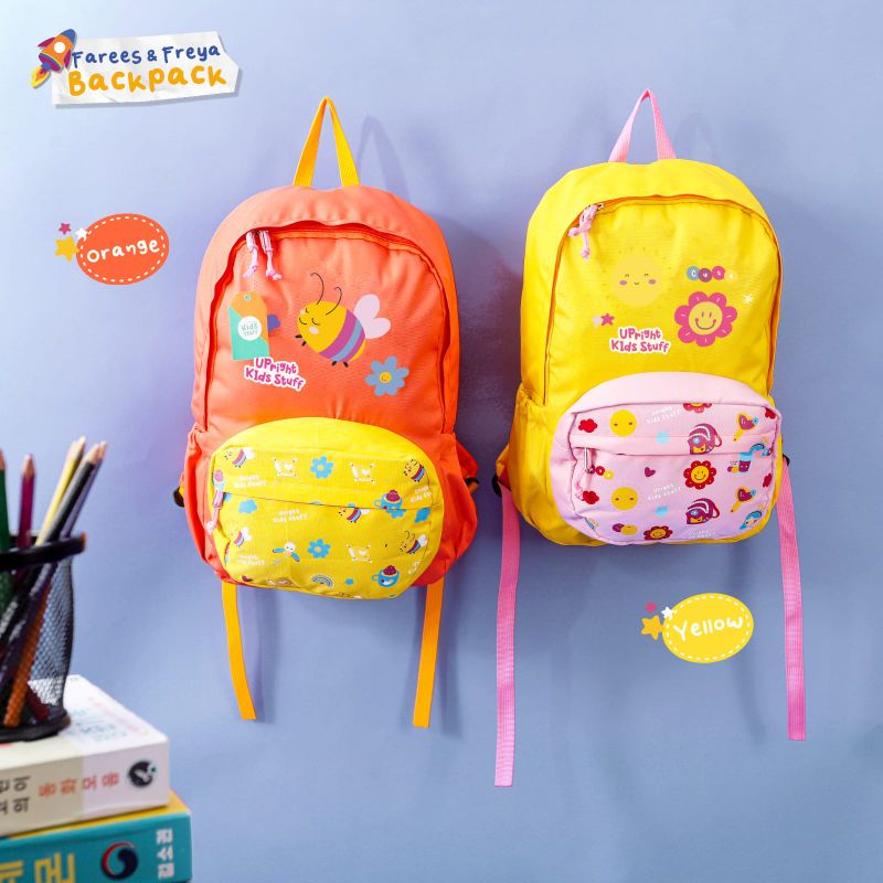 Farees Freya Backpack upright kids stuff tas keren (ready)