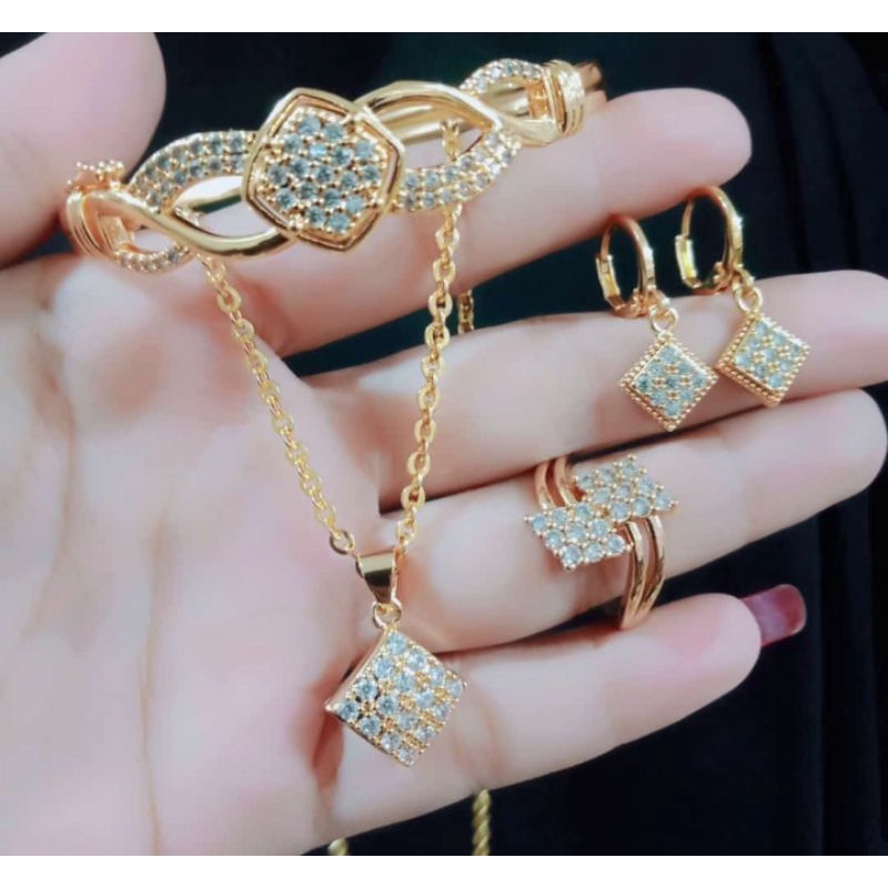 set perhiasan dewasa Bangkok titanium 24k