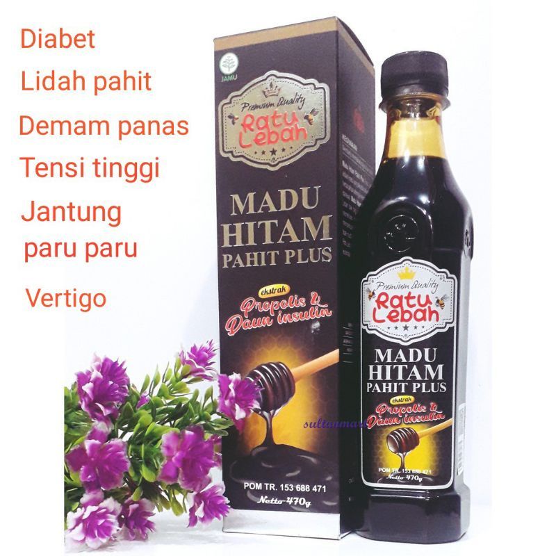 MADU HITAM PAHIT RATU LEBAH Plus PROPOLIS