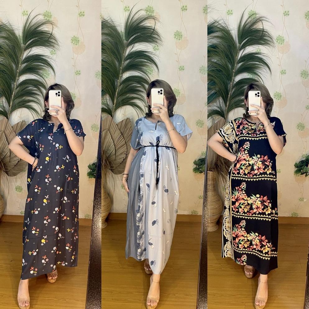 PART1 NCDY HOMEWEAR DASTER PANJANG SEMATA KAKI LD 130cm BUSUI FRIENDLY JUMBO