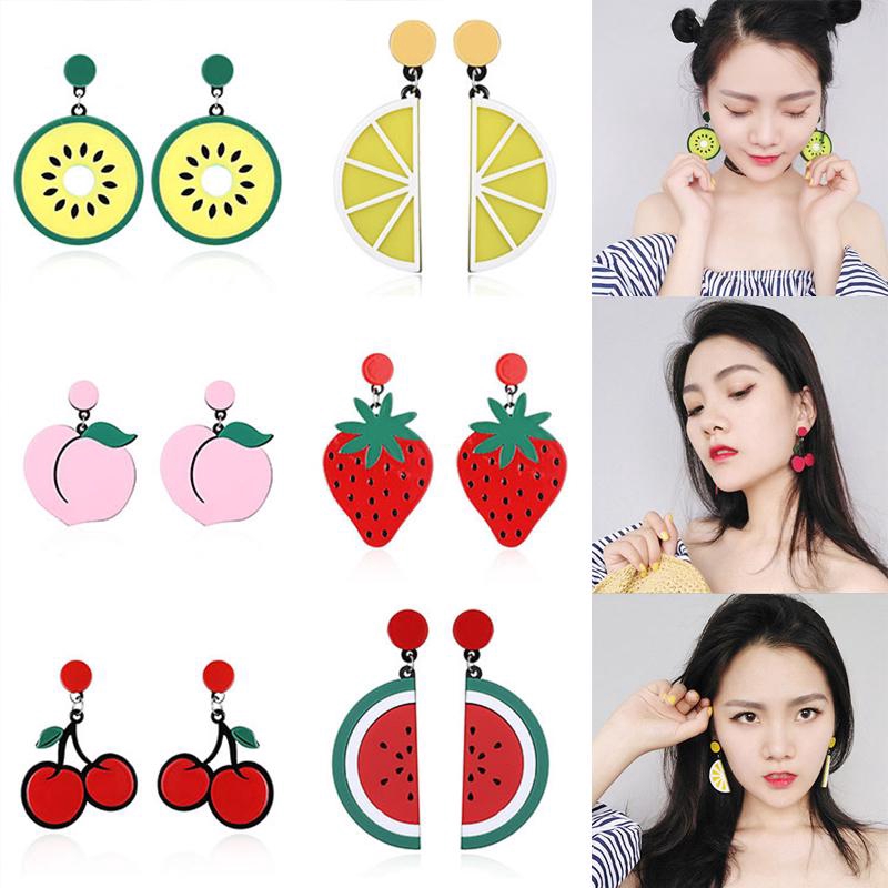 Anting Stud Desain Buah Gula Untuk Wanita