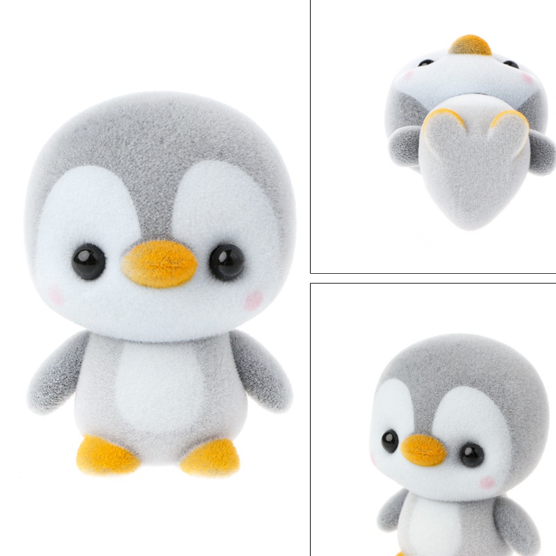 Mary Pinguin Figure Animal Two-tone Plush Toy Untuk Boneka Hadiah Ulang Tahun Anak Mobil Orname