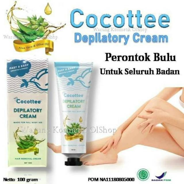 Cocotte Cream/ perontok Bulu Permanen Makassar