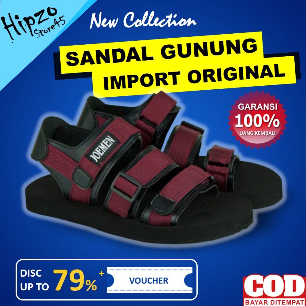 Sandal Pria HIPZO CT04 Sandal Pria Sendal Slop Sandal Gunung Pria Hiking Sendal Cowok Murah Original