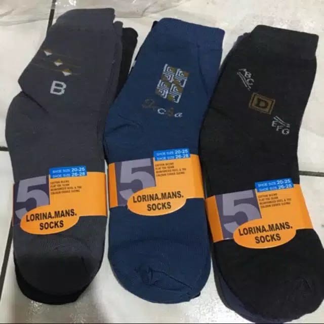 SHAKA | Socks Kaos Kaki Pria Dewasa Kantoran BUSSINES  Art KSD Motif/Polos