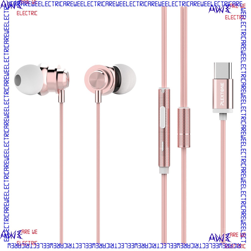 PLEXTONE X56M Type-C Earphone Wired Gaming & Music Headset Mic Headphone Waterproof Original Murah