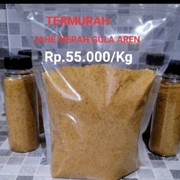 

Jahe merah SUPER plus gula aren secang habbatusaudah, jahe instan 1KG - BARU