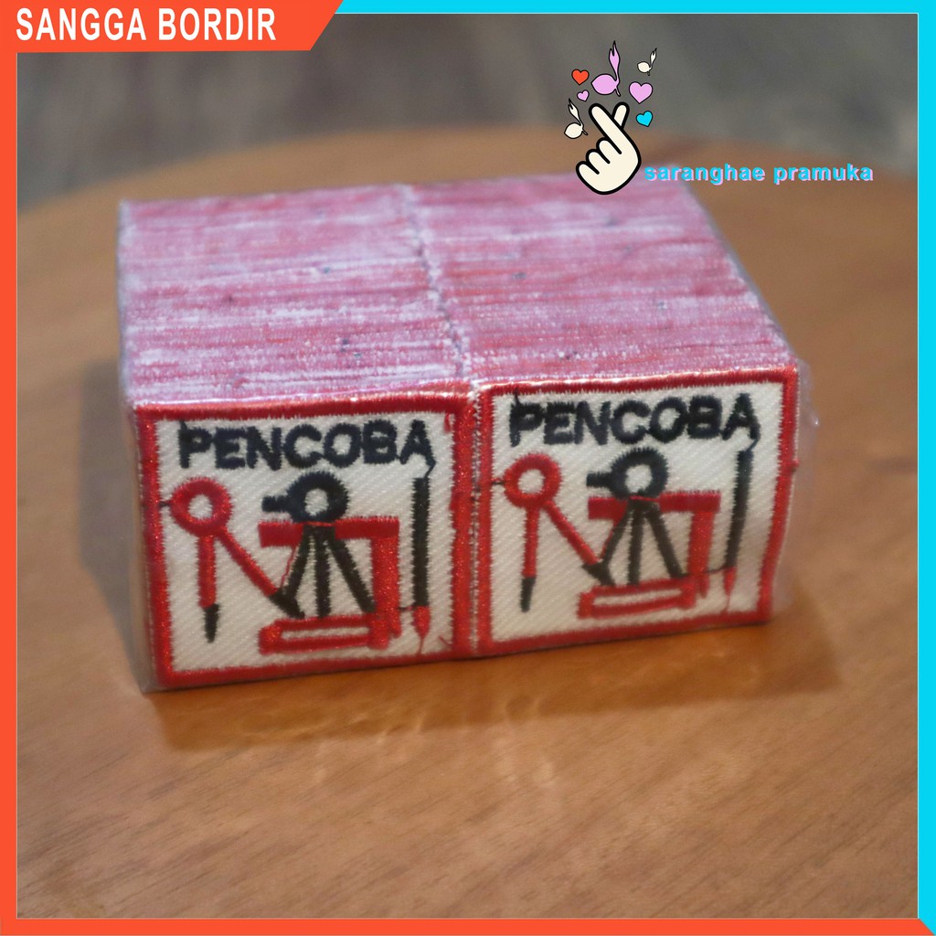 Bedge Sangga pramuka Bet Logo Sangga Bordir Penegas Pendobrak Perintis Pencoba Pelaksana