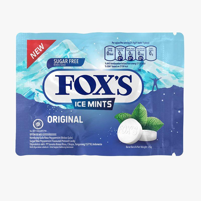 

Fox's candy ice mints original 25 gram