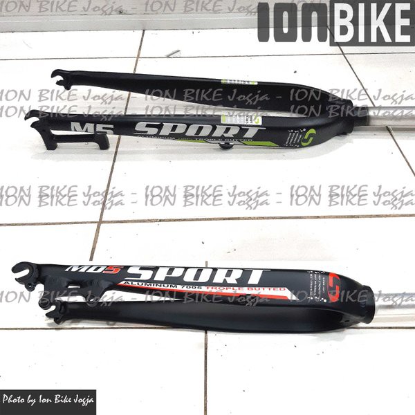 berkualitas  Fork Rigid Disc brake Sport 26 - 27.5 - 29 - 700c - fork alloy model Mosso M5 - cakram