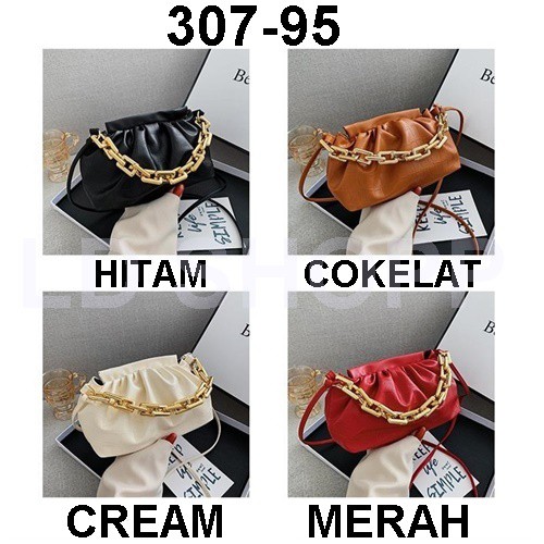 LDS 307-95 Tas Selempang Wanita Shoulder Bag Fashion Korea Quality Premium Import