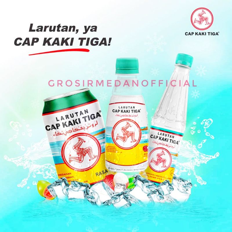 LARUTAN PENYEGAR CAP KAKI TIGA - CEGAH PANAS DALAM - LARUTAN K3