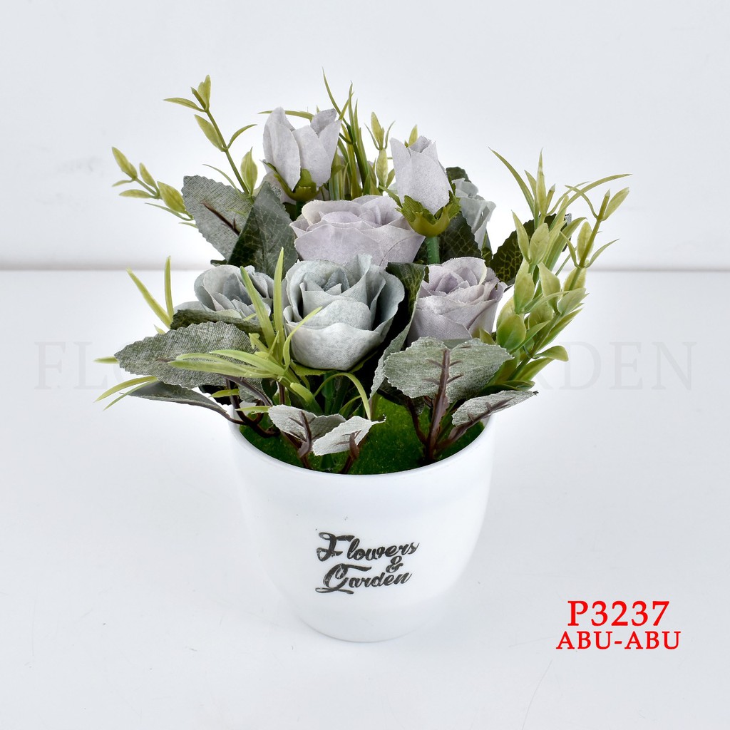 TIB P3237 TANAMAN BUNGA HIAS POT TANAMAN HIAS DEKORASI RUMAH DAN BUNGA PLASTIK-4