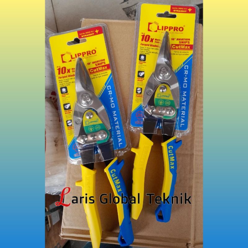 LIPPRO gunting hollow baja ringan gunting seng 10" Heavy Duty