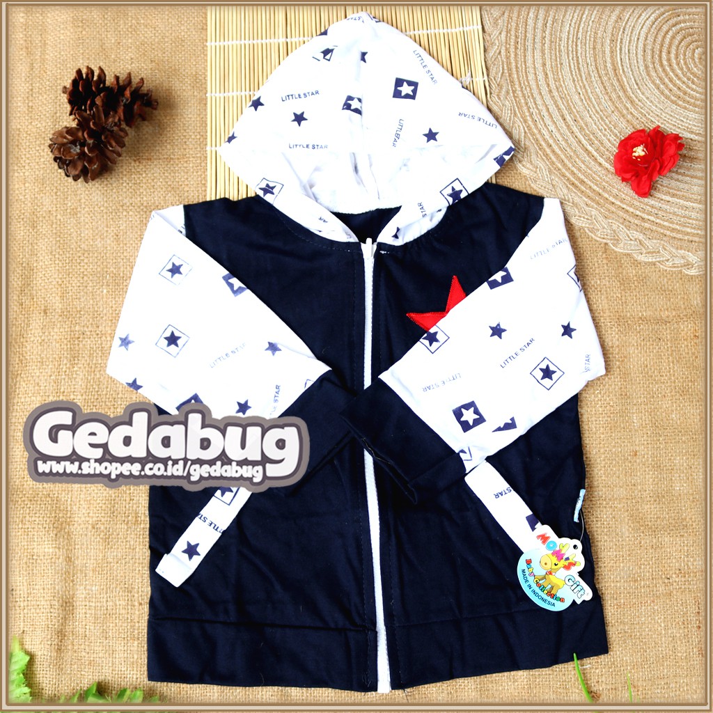 Jaket Anak Lengan Panjang Bertopi Baby Collection Gift JKT N554