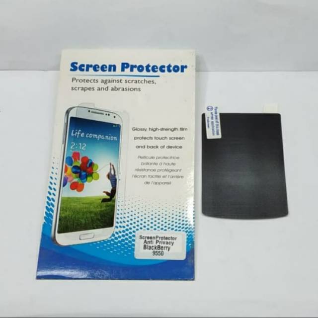 Antigores hitam spy privacy bukan kaca blackberry 9550 strom2 mantap