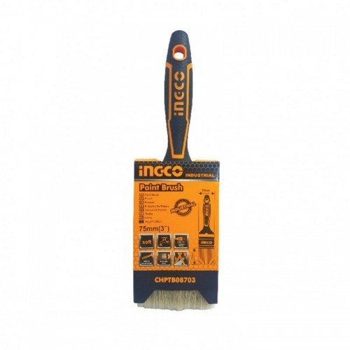 INGCO CHPTB8703 Kuas Cat Industrial Ukuran 3 Inch 75mm Paint Brush