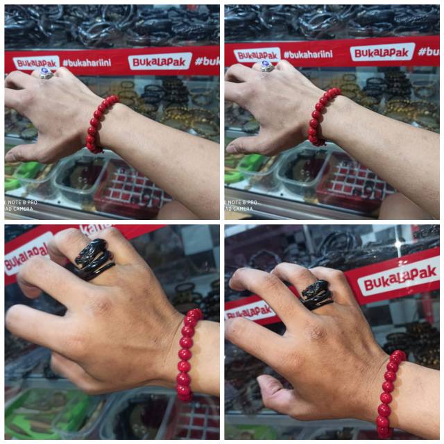 GELANG RED CORAL ORIGINAL