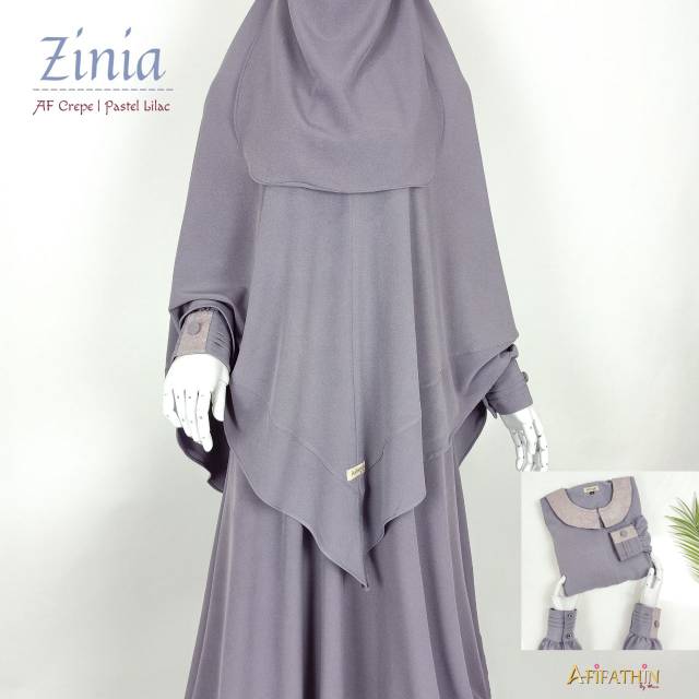 Gamis set zinia by afifatin