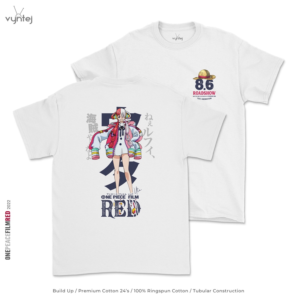 Kaos ONE PIECE FILM RED Uta - Anime T Shirt | Baju Movie Film Manga - 017