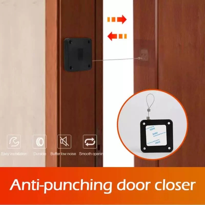 Anti-punching door closer - tutup pintu otomatis