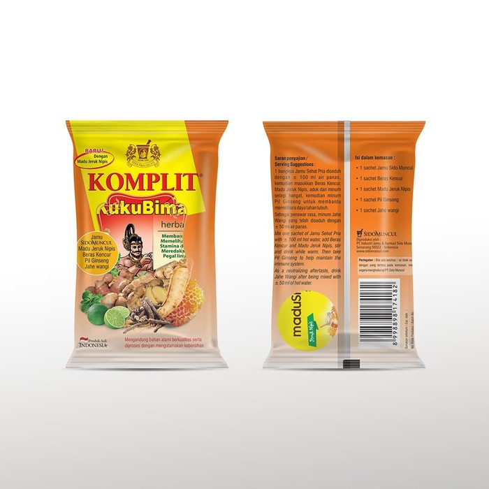 

KukuBima Jamu Komplit Jeruk Nipis 20 Sachet Kuku Bima