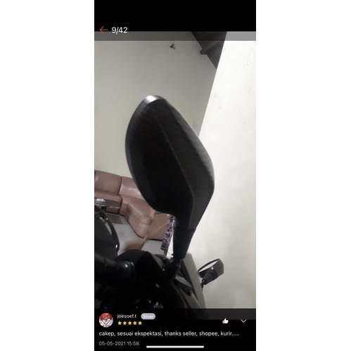 Spion Klic Thailand Vario 125 110 150 Beat Pcx Nmax Aerox Sepion Clic Klik Spion Motor Universal-6