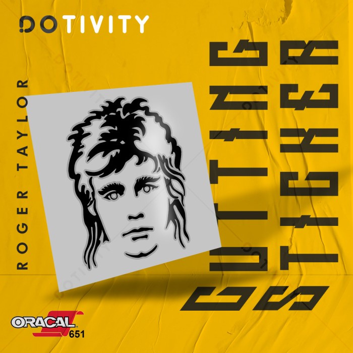 

Cutting Sticker ROGER TAYLOR - QUEEN