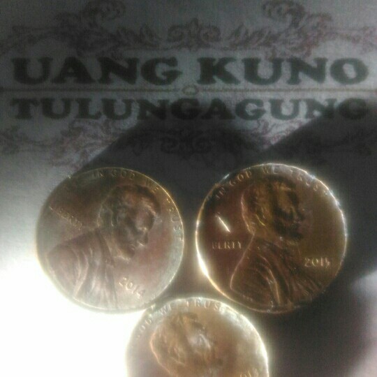 KM 104 - Koin 1 Cent Lincoln Tahun 2013 2014 2015