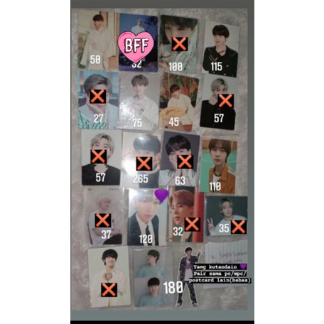 OFFICIAL photocard mpc Suga Yoongi taehyung seokjin dalmajung lys japan powerbank bbc merch box 3